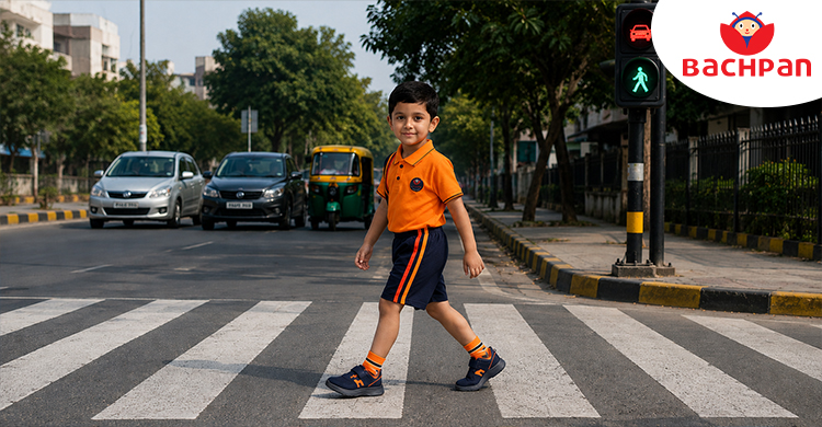 Always Walk on the Footpath- Road Safety for Children