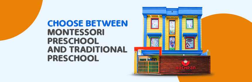 montessori preschool and traditional preschool