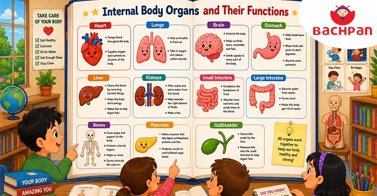 Internal Body Organs and Their Functions