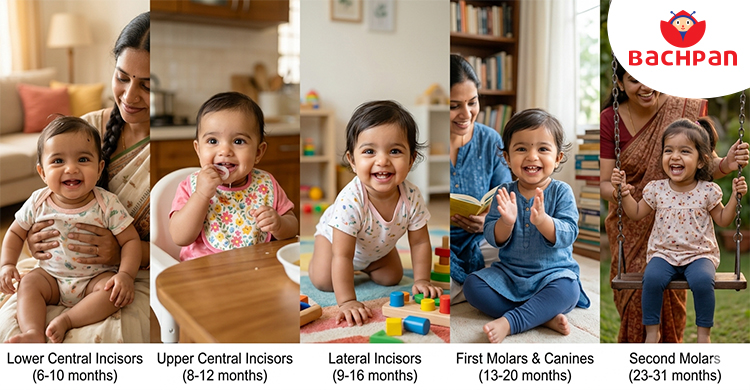Order of Baby Teeth Appearance
