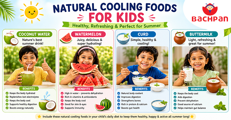 Natural Cooling Foods for Kids