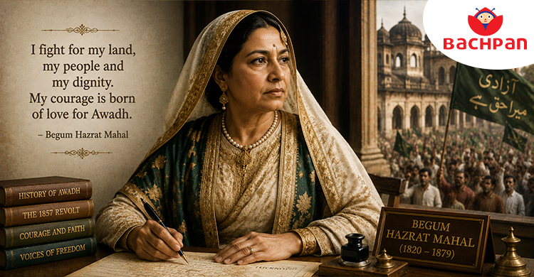 Begum Hazrat Mahal, courageous leader of the Revolt of 1857