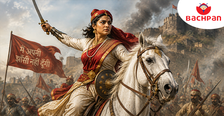 Rani Lakshmibai, one of the courageous national leaders of India and Queen of Jhansi