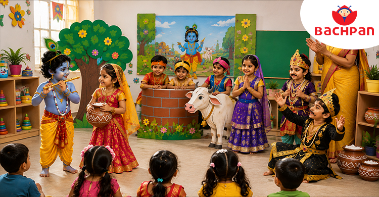 Creative ways to share Lord Krishna stories with children through activities and storytelling