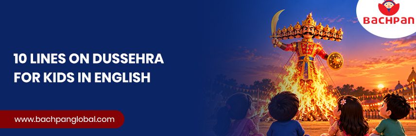 10 lines on Dussehra for kids in English with simple festival facts