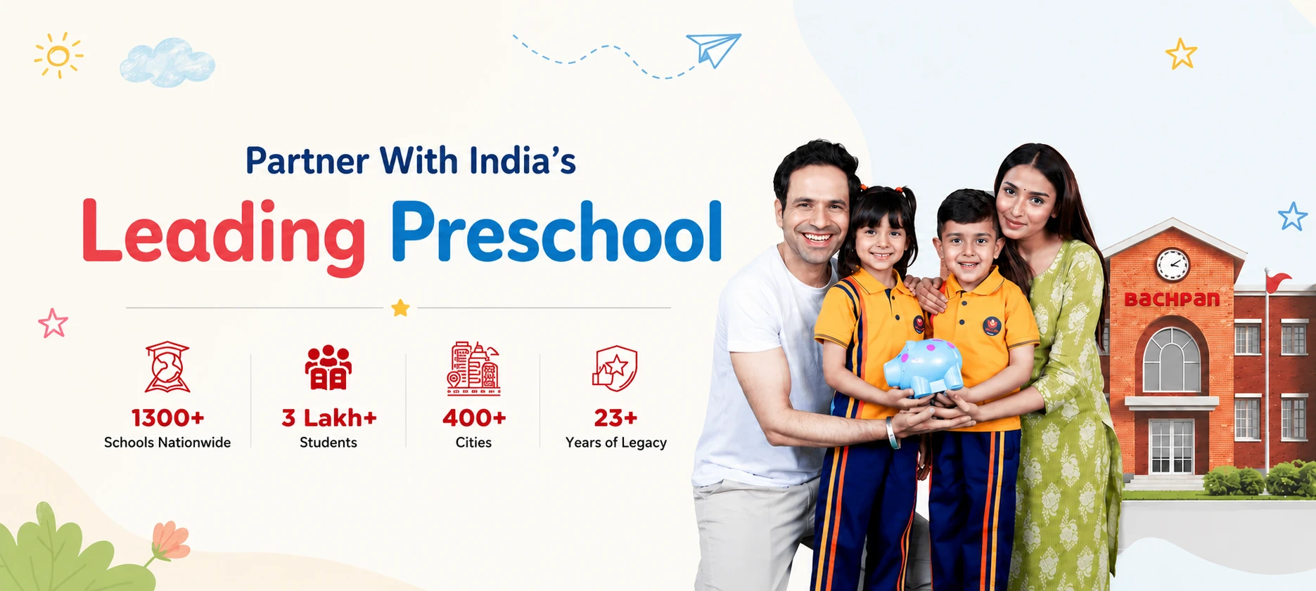 Partner With India's Leading Preschool - Bachpan